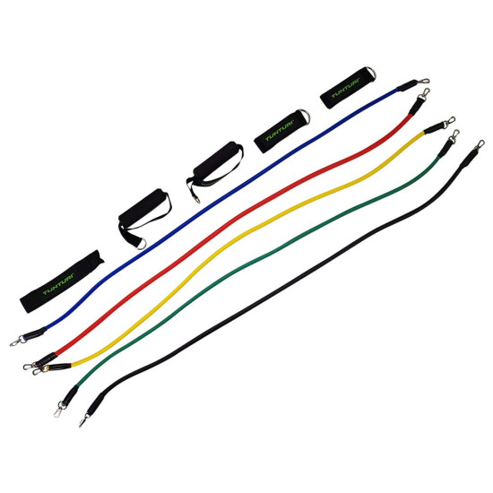 Tunturi Exercise Multifunction Resistance Tubing Set Tunturi Exercise Multifunction Resistance Tubing Set